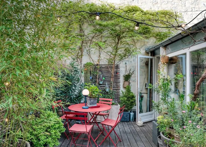 Rooftop Garden In Paris